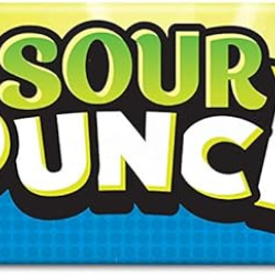 Sour Punch Blue Raspberry Straws Candy 57g, Pack Of 6