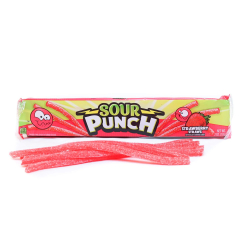 Sour Punch Strawberry Straws Candy 57g, Pack Of 6 Sour Punch Strawberry Straws Candy 57g, Pack Of 6
