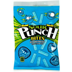Sour Punch Bites Blue Raspberry 105g, Pack Of 6 Sour Punch Bites Blue Raspberry 105g, Pack Of 6