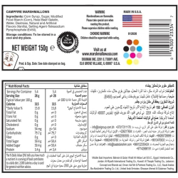 Campfire Marshmallow Regular White 150g, Pack Of 6 Campfire Marshmallow Regular White 150g, Pack Of 6