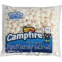 Campfire Mini White Marshmallows 150g, Pack Of 6