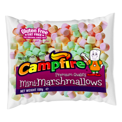 Campfire Marshmallows Mini Fruit 150g, Pack Of 6
