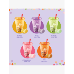 Jelly Belly Bubble Tea Gift Box 125g, Pack Of 6 Jelly Belly Bubble Tea Gift Box 125g, Pack Of 6
