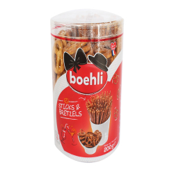 Boehli Tube Sticks and Pretzels 200g, Pack Of 6 Boehli Tube Sticks and Pretzels 200g, Pack Of 6