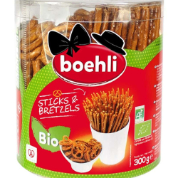 Boehli Organic Sticks and Pretzels 300g, Pack Of 6