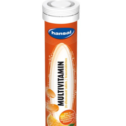 Hansal Multivitamin 20 Effervescent Tablets 82g, Pack Of 6 Hansal Multivitamin 20 Effervescent Tablets 82g, Pack Of 6