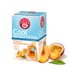 Teekanne Peach & Passion Fruit 2.5g x 18 Tea Bags, Pack Of 6 Teekanne Peach & Passion Fruit 2.5g x 18 Tea Bags, Pack Of 6