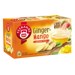 Teekanne Ginger Mango Tea 1.75g x 20 Tea Bags, Pack Of 6 Teekanne Ginger Mango Tea 1.75g x 20 Tea Bags, Pack Of 6