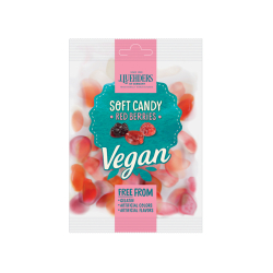 J.Luehders Vegan Soft Candy Red Berries 45g, Pack Of 6 J.Luehders Vegan Soft Candy Red Berries 45g, Pack Of 6