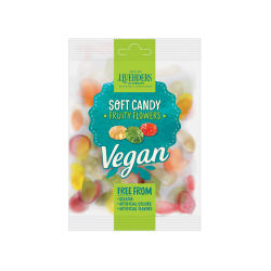 J.Luehders Vegan Soft Candy Fruity Flowers 45g, Pack Of 6