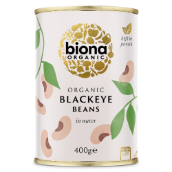 Biona Organic Blackeye Beans 400g, Pack Of 6 Biona Organic Blackeye Beans 400g, Pack Of 6