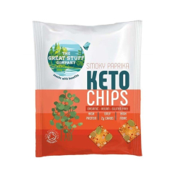 Keto Organic Chips Smoky Paprika 30g, Pack Of 6 Keto Organic Chips Smoky Paprika 30g, Pack Of 6