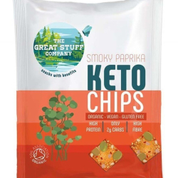 Keto Organic Chips Smoky Paprika 30g, Pack Of 6 Keto Organic Chips Smoky Paprika 30g, Pack Of 6