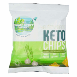 Keto Organic Chips Cheezy Onion 30g, Pack Of 6 Keto Organic Chips Cheezy Onion 30g, Pack Of 6