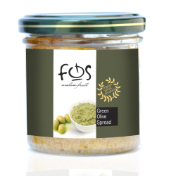 FOS Green Olive Spread 135g, Pack Of 6