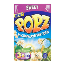POPZ Microwave Popcorn Sweet (90g x 3), Pack Of 6 POPZ Microwave Popcorn Sweet (90g x 3), Pack Of 6