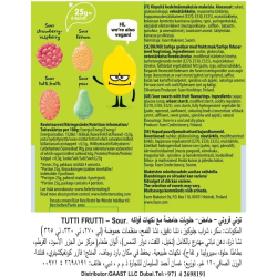 Fazer Tutti Frutti Sour 120g, Pack Of 6
