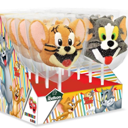 Tom & Jerry Marshmallows Lollipop 45g, Pack Of 6