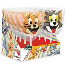 Tom & Jerry Marshmallows Lollipop 45g, Pack Of 6 Tom & Jerry Marshmallows Lollipop 45g, Pack Of 6