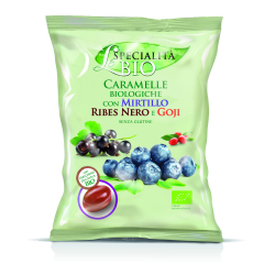 Le Specialita BIO Candies Blueberry, Blackcurrant & Goji 80g, Pack Of 6 Le Specialita BIO Candies Blueberry, Blackcurrant & Goji 80g, Pack Of 6