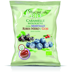 Le Specialita BIO Candies Blueberry, Blackcurrant & Goji 80g, Pack Of 6