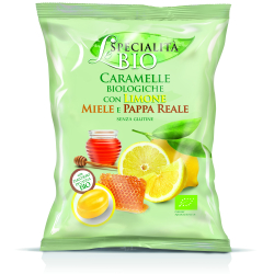 Le Specialita BIO Candies Lemon, Honey & Royal Jelly 80g, Pack Of 6