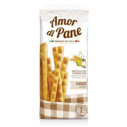 Amor Di pane Breadsticks Classico 125g, Pack Of 18 Amor Di pane Breadsticks Classico 125g, Pack Of 18