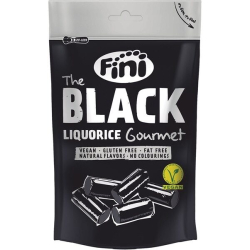 Fini Black Gourmet Liquorice 180g, Pack Of 6 Fini Black Gourmet Liquorice 180g, Pack Of 6