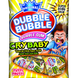 Dubble Bubble Cry Baby Sour 96g, Pack Of 6