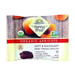 Sunny Fruit Organic Dried Apricots 50g, Pack Of 6 Sunny Fruit Organic Dried Apricots 50g, Pack Of 6
