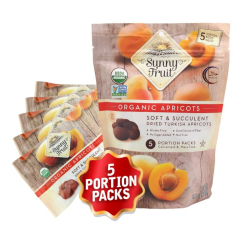 Sunny Fruit Organic Dried Apricots 250g (5 x 50g) Pack Of 6 Sunny Fruit Organic Dried Apricots 250g (5 x 50g) Pack Of 6