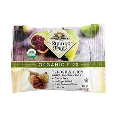 Sunny Fruit Organic Dried Figs 50g, Pack Of 6 Sunny Fruit Organic Dried Figs 50g, Pack Of 6