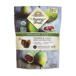 Sunny Fruit Organic Dried Figs 250g (5 x 50g) Pack Of 6 Sunny Fruit Organic Dried Figs 250g (5 x 50g) Pack Of 6