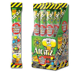Toxic Waste Atomz Sour Chewy Candy 60g, Pack Of 12 Toxic Waste Atomz Sour Chewy Candy 60g, Pack Of 12