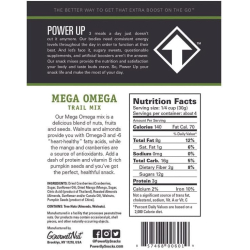 Power Up Mega Omega Trail Mix 113g, Pack Of 6 Power Up Mega Omega Trail Mix 113g, Pack Of 6