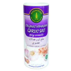Bioenergie Organic Himalayan Garlic Salt 170g Shaker, Pack Of 6 Bioenergie Organic Himalayan Garlic Salt 170g Shaker, Pack Of 6
