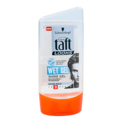 Taft Look Wet Gel for All Types of Hair 150 ml, Pack Of 6