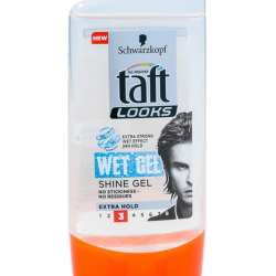 Taft Look Wet Gel for All Types of Hair 150 ml, Pack Of 6