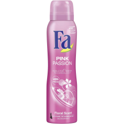 Fa Pink Passion Deodorant Spray For Women 150 ml, Pack Of 12 Fa Pink Passion Deodorant Spray For Women 150 ml, Pack Of 12