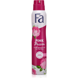 Fa Pink Passion Deodorant Spray 200 ml, Pack Of 12 Fa Pink Passion Deodorant Spray 200 ml, Pack Of 12