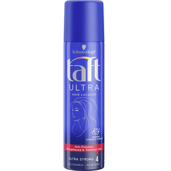 Taft Ultra Strong Hair Spray for All Hair Types 250 ml, Pack Of 10