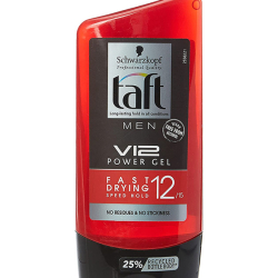 Taft Looks Hair Gel Speed Hold 150 ml, Pack Of 6