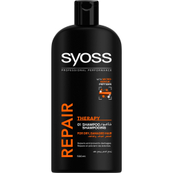 Syoss Shampoo Repair Therapy 500 ml, Pack Of 6 Syoss Shampoo Repair Therapy 500 ml, Pack Of 6