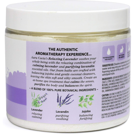 Aura Cacia Relaxing Lavender Foam Bath 397g