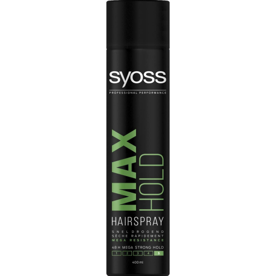 Syoss Hair Spray Max Hold 400 ml, Pack Of 6
