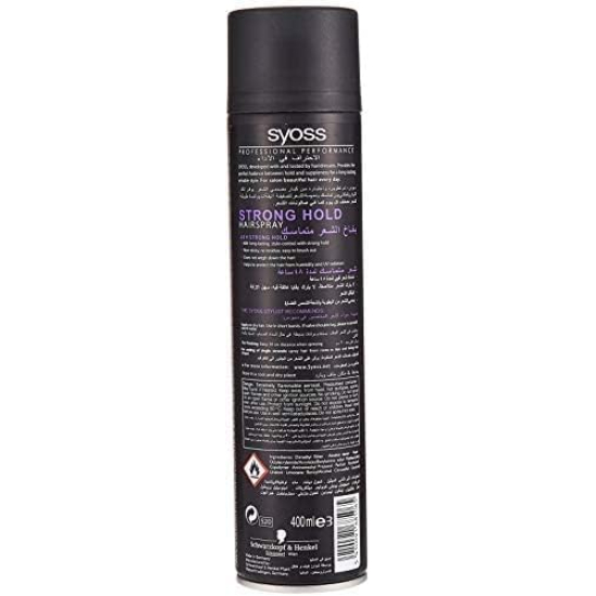 Syoss Hair Spray Strong Hold 400 ml, Pack Of 6