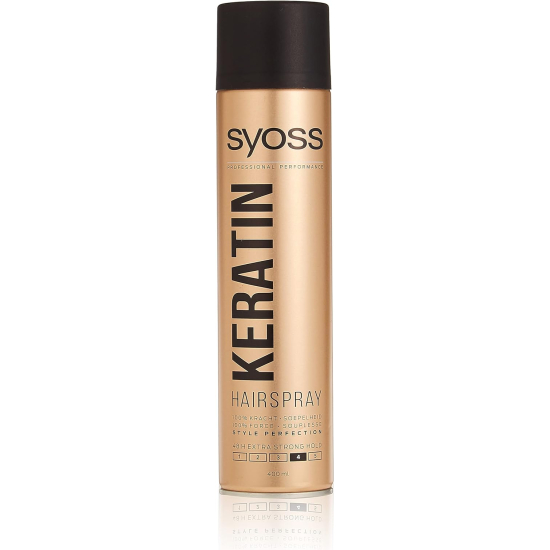 Syoss Keratin Hair Spray 400 ml, Pack Of 6