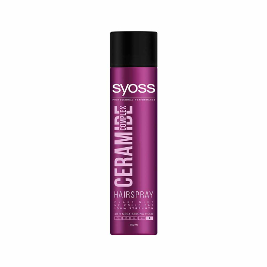 Syoss Ceramide Complex Hair Spray 400 ml, Pack Of 6
