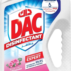 Dac Disinfectant Rose 2x New 1.5 Ltr, Pack Of 8 Dac Disinfectant Rose 2x New 1.5 Ltr, Pack Of 8