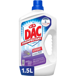 Dac Disinfectant Lavender 2x New 1.5 Ltr, Pack Of 8 Dac Disinfectant Lavender 2x New 1.5 Ltr, Pack Of 8
